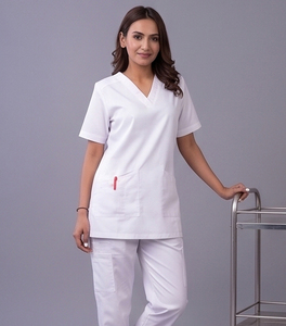 Wholesale Nurse <b>Uniform</b> <b>Scrub</b> Hospital \ Doctor <b>Uniform</b> <b>Scrub</b> Set Ladies \ Short Sleeve Nursing Hospital <b>Uniform</b> Girls - Product Image 6