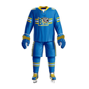 Ensemble d'uniformes de hockey sur glace personnalisés avec logo et numéro pour l'entraînement et les matchs, uniforme de hockey sur glace professionnel - Product Image 6