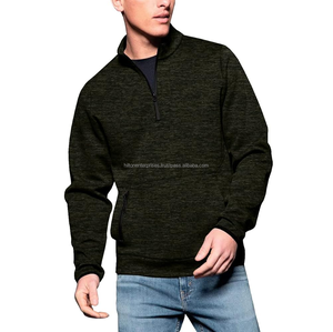 Sudadera con cremallera y tinte de corbata multicolor para hombre, ropa de invierno transpirable con cuello simulado y mezcla de algodón y poliéster - Product Image 3