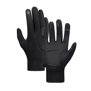High Quality Unisex Running Gloves Fleece Liner Touch Screen Fingers Waterproof Anti <b>Slip</b> Riding Gloves Manufacturer Oem Service - Product Image 6