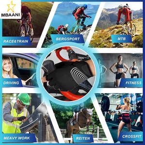 Gants de cyclisme respirants, gants de vélo absorbant les chocs avec coussinets en gel de silicone léger, gants de vélo antidérapants pour hommes et femmes - Product Image 6