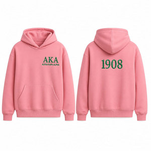 เสื้อฮู้ดดี้ Alpha Kapa Alpha สำหรับสมาชิกชมรม AKA เสื้อสเวตเชิ้ตสีชมพูเขียว ของที่ระลึกสำหรับสมาชิกชมรม Greek Life - Product Image 4
