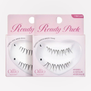 Extensiones de pestañas al por mayor Ollio Korean Pearl Scara, 21 tipos, paquete listo para usar con pinzas, recarga Idol Mix - Product Image 3