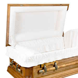 Lujo Americano Tradicional Nuevo DSP LTD Ataúdes Respetuoso del medio ambiente Personalizable Durable Madera Natural Urnas Conmemorativas 3D - Product Image 2