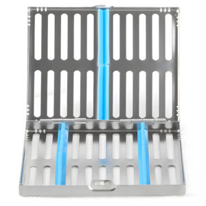 Bandeja de Esterilización Manual de Acero Inoxidable de Alta Calidad para Autoclave, 10 Instrumentos Dentales de Mahfooz Instruments - Product Image 2