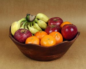 Cuenco Decorativo de Madera de Mango para Servir Aperitivos, Frutas, Papas Fritas, para Mesa de Centro, Encimera, Exhibición, Cuenco para Llaves, Vajilla, Cocina, Sala de Estar - Product Image 3