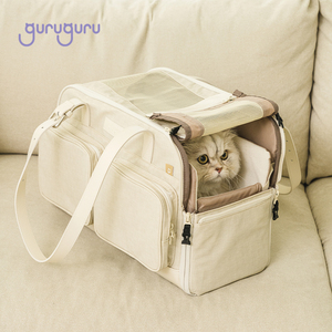 dog bag carrier WONDER BAG Waterproof Vegan Leather Dog <b>Cat</b> Pet Carrier Shoulder Bag Lightweight Airline Travel Carrier for Pets - Product Image 4