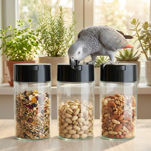 Bocal de conservation alimentaire moderne en PS de qualité alimentaire 1,3 L, moulé par injection, hermétique, avec fermeture à une touche, anti-fuite et anti-odeur - Product Image 1