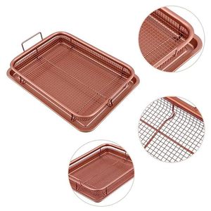 Bandeja para Hornear de Cobre con Rejilla de Enfriamiento, Apta para Horno y Lavavajillas, Duradera - Product Image 3