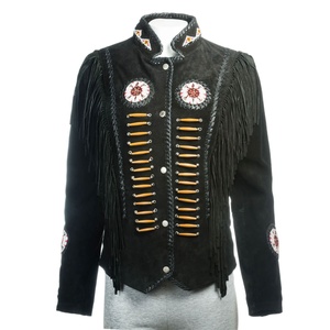ขายตรงจากโรงงาน แจ็คเก็ตหนังผู้หญิงแบบใหม่ ทรงเข้ารูป สำหรับฤดูใบไม้ร่วงและฤดูหนาว คุณภาพสูง สไตล์คาวเกิร์ลตะวันตก ระบายอากาศได้ดี - Product Image 6