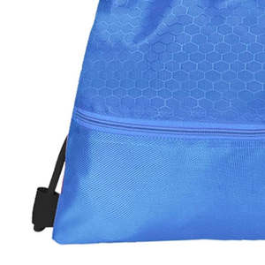 Mochila con Cordón de Poliéster de la Mejor Calidad, Color Negro, Bolsa de Tela Deportiva para Viajes con Diseño de Logotipo Personalizado - Product Image 5