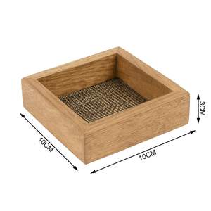 Plateau en bois fait main avec revêtement émaillé, plateau de service rond pour la cuisine et la salle à manger, personnalisable, disponible en plusieurs coloris naturels, meilleur prix - Product Image 2