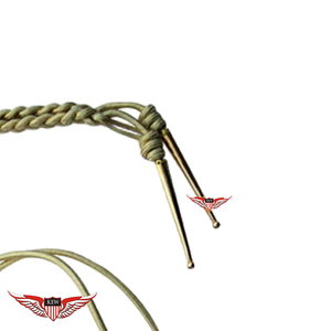 Golden <b>Braided</b> Parade Aiguillette Gold Leading Officers Aiguillette Ceremonial Dress Shoulder <b>Cord</b> - Product Image 2