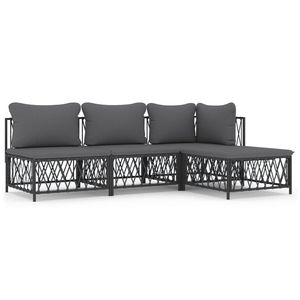 Set Lounge da Esterno Grigio Antracite per Giardino e Intrattenimento all'Aperto - Product Image 2