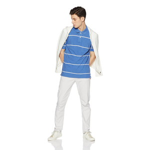 Polo brodé décontracté pour homme, grande taille, 100 % coton, combinaison de couleurs, manches courtes, style sport, vente en gros, collection America - Product Image 6