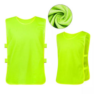 Chalecos Deportivos Transpirables y Ligeros con Logotipo Frontal para Entrenamiento de Invierno y Verano, para Equipos de Fútbol, 100% Seda, Precio al por Mayor - Product Image 3