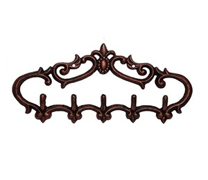 Classic Rustic Metal Wall <b>Hook</b> Heavy Duty Decorative Coat <b>Hook</b> for Home Bathroom <b>Kitchen</b> Organizer - Product Image 3
