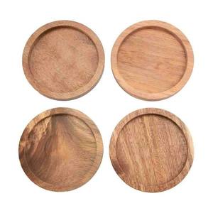 Posavasos de Madera de Acacia, Nogal y Haya, Especialmente Diseñados en Fábrica, para Tazas de Café y Té - Product Image 1