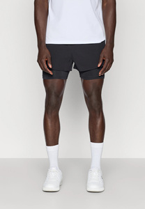 Shorts de sport respirants à double couche avec logo personnalisé, pour la course à pied et l'entraînement en salle de sport, fabricant premium - Product Image 2