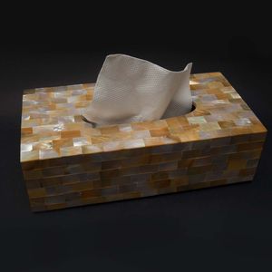 Mother of Pearl Tissue Box Mop <b>Table</b> Centerpieces Tissue Box Best Gift for Wife <b>Car</b> Tissue Box Customized Sale - Product Image 3