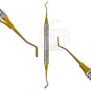 Kit d'instruments dentaires professionnels pour composites, avec poignées ergonomiques, pour interventions cliniques - Product Image 2