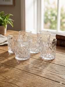 Luxury Crystal <b>Glasses</b> for Juice and Water Reusable Eco-Friendly Drinking <b>Glass</b> with 300mm Diameter - Product Image 3