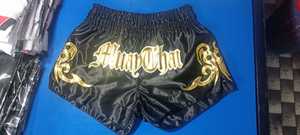 Pantalones Cortos de Muay Thai Personalizados para Hombre, 100% Poliéster, Sólidos, Casuales, de Secado Rápido, Transpirables, Ecológicos, Cintura Elástica, Servicio OEM - Product Image 6