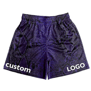 กางเกงขาสั้นกีฬาผู้ชายผ้าตาข่ายทนทาน ระบายอากาศ แห้งเร็ว เอวยางยืด รับสกรีนโลโก้ เหมาะสำหรับออกกำลังกายและฝึกซ้อม - Product Image 2
