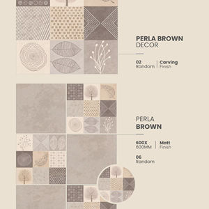 Carreaux de porcelaine élégants à finition mate 600X600MM 24X24, carreaux de sol en céramique vitrifiée pour revêtements de sol intérieurs résidentiels et commerciaux - Product Image 1