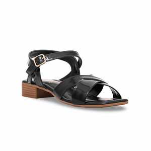 Sandalia de tacón formal negra FR5282 - Product Image 2