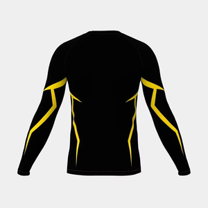 New Arrival <b>Custom</b> Sublimation <b>Compression</b> <b>Shirt</b> for Men OEM Service Long Rash Guard with Printed <b>Design</b> MMA <b>Custom</b> - Product Image 3