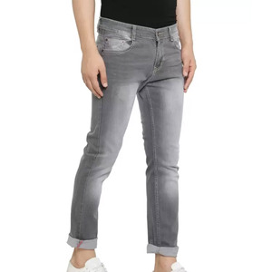 Pantalones Vaqueros Casuales para Hombre, Cintura Alta, Corte Recto, para Uso en Exteriores, Gran Venta, MOQ Bajo - Product Image 4