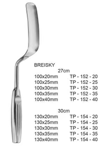 Espéculo Vaginal Breisky Premium de Acero Inoxidable de Grado Quirúrgico, Retractor de Tejido Pélvico Profundo Breisky para Cirugía Ginecológica - Product Image 2