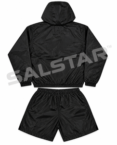 Custom Men’s Windbreaker Tracksuit Set Lightweight Waterproof Hooded Jacket <b>Shorts</b> 2 Piece Sportswear Jogging <b>Suit</b> - Product Image 2