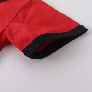 Wholesale Price Custom Logo <b>T</b> <b>Shirt</b> <b>Plain</b> Oversize <b>Printing</b> Embroidery Blank <b>T</b>-<b>shirt</b> Cotton Best Price 220g Red Ringer <b>T</b> <b>Shirts</b> - Product Image 3