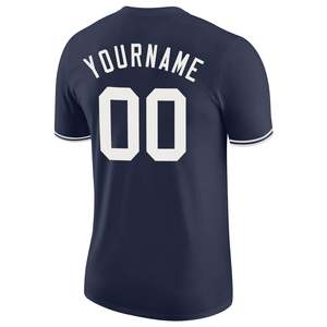 T-shirt personnalisé pour jour de match d'équipe, manches raglan contrastées, numéro et nom personnalisés, vêtements de sport athlétiques, usine de marque privée - Product Image 2