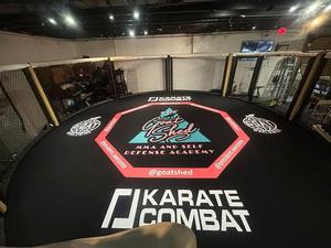 Cubierta de Lona para Ring de Boxeo IRSA SPORTS Personalizada, Cubierta de Piso de PVC/Vinilo Resistente, Modelo IRSA-254801, Equipo de Gimnasio OEM - Product Image 5