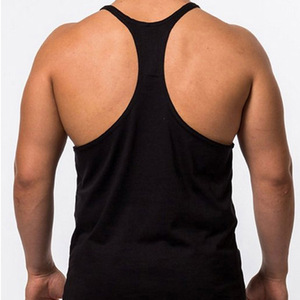 Débardeur de sport GAF en polyester/coton respirant à séchage rapide pour homme, col ras du cou, idéal pour la musculation – Grande Vente - Product Image 4