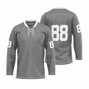 Jersey de Hockey sobre Hielo de Alta Calidad con Nombre del Equipo Impreso, Personalizable, 100% Poliéster, Antibacteriano, Unisex - Product Image 4