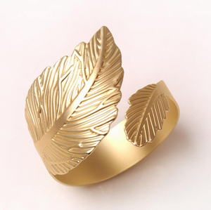 Brass Napkin <b>Rings</b> Thanksgiving Dinner Table Decorative Lining Pieces <b>Circle</b> Brass Napkin <b>Ring</b> Hot Sale - Product Image 4