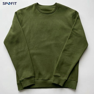 Sweat-shirts imprimés doublés en molleton bouclette pour femme, col rond, manches longues, coupe décontractée, en tissu bouclette, mélange de coton doux, décontracté - Product Image 5