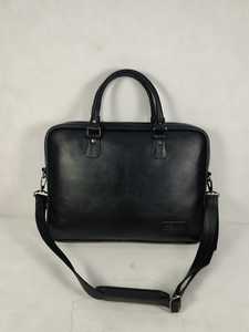 Maletín Portaordenador de Cuero Sintético PU Negro, para Hombre y Mujer, Elegante, para Oficina, con Gran Capacidad y Asas Dobles - Product Image 4