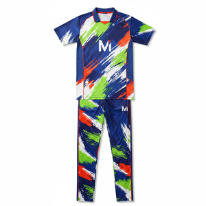Professional Cricket Teamwear Custom Sublimated Cricket Jersey Quick Dry Breathable Cricket Uniform For Tournament Wear - Product Image 1