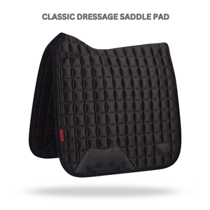 Classic Dressage Saddle Pad for Horse Riding Breathable Fleece & Cotton Lining Polyester Filling <b>Equestrian</b> Equipment - Product Image 2