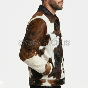 Latest Arrival Winter Wear <b>Men</b> Cowhide <b>Leather</b> <b>Jackets</b> Wholesale Price Top Design Cow hide <b>Leather</b> <b>Jackets</b> For <b>Men</b> - Product Image 3