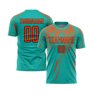 ชุดกีฬาทีมมืออาชีพ เสื้อฟุตบอลชายแบบซับลิเมชั่นเต็มตัว พร้อมโลโก้สโมสร พิมพ์ลายเสื้อ ถุงเท้าสไตล์ปี 2026 - Product Image 4