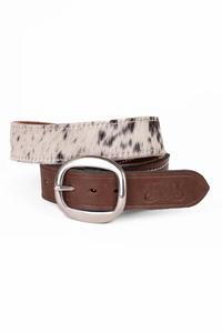 Ceinture Western Vintage en Cuir de Vachette avec Boucle Ardillon en Alliage Métallique, Écologique, Personnalisable, Nouveau Design Cousu, OEM/ODM - Product Image 5