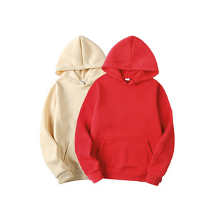 Wholesale Custom <b>Hoodies</b> <b>Plain</b> Cotton Fleece Pullover Sweatshirt Unisex <b>Hoodies</b> Manufacturer - Product Image 3