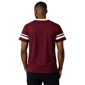 T-shirt en jersey à col en V avec écusson Kappa Alpha Psi Kappa League, couleur marron et blanc, vêtement de fraternité grecque au design classique et confortable - Product Image 2
