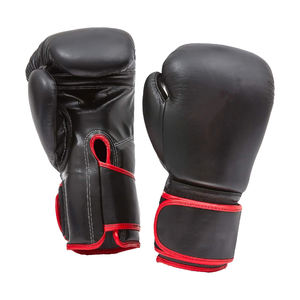 Guantes de Boxeo Profesionales de MMA en Cuero con Logotipo Personalizado y Cierre, Equipo de Entrenamiento de Boxeo de Sialkot, Pakistán - Product Image 1